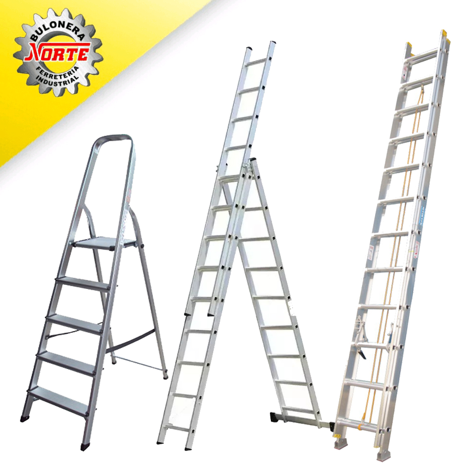Escaleras de aluminio simple Aries - Almacenaje y logística - Escaleras de  aluminio simple